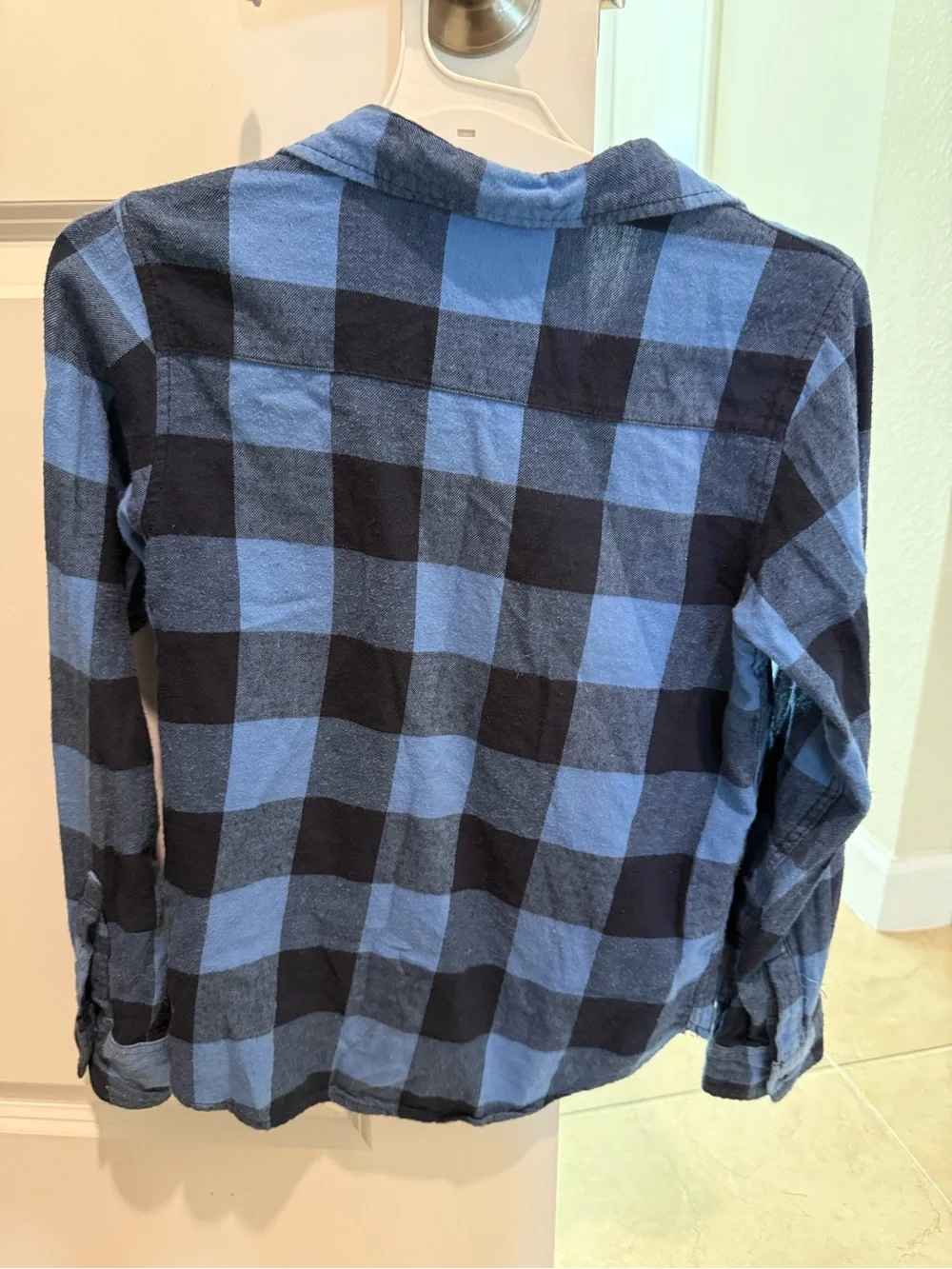Old Navy Red and Black Buffalo Plaid Button-Down Shirt
